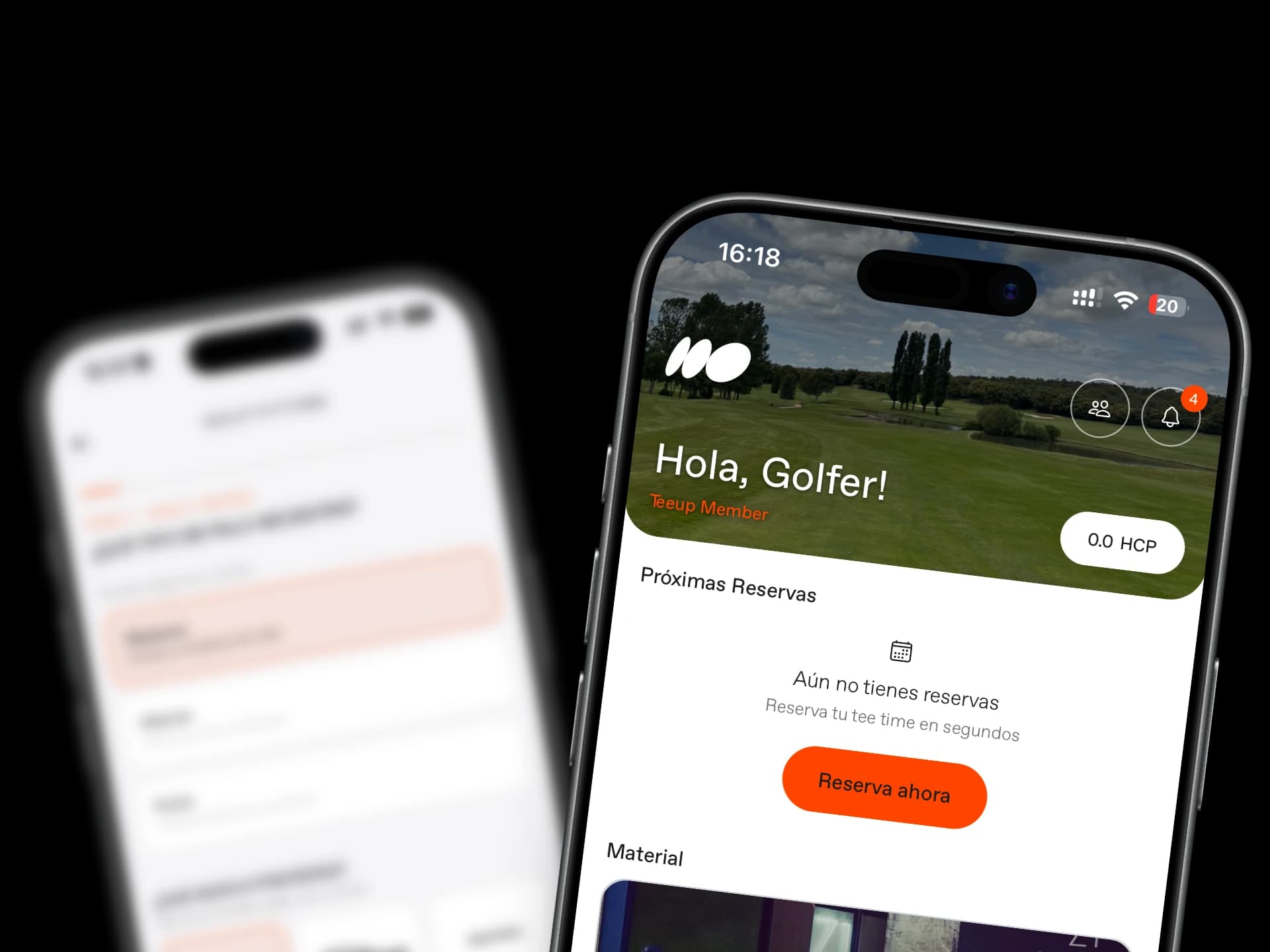Teeup App Interface